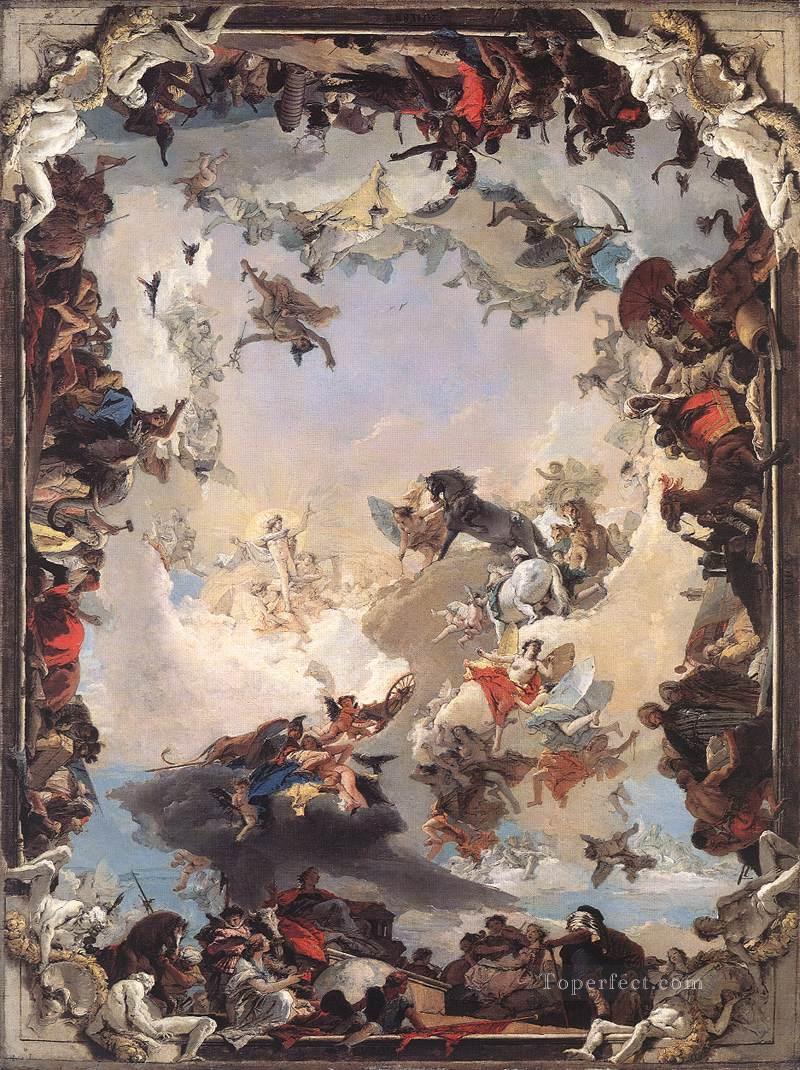 Allegory of the Planets and Continents Giovanni Battista Tiepolo Oil Paintings